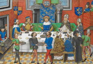 König Johann I von Portugal speist